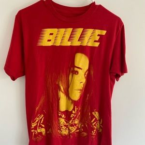 Red & Yellow Billie Eilish Shirt 100% cotton